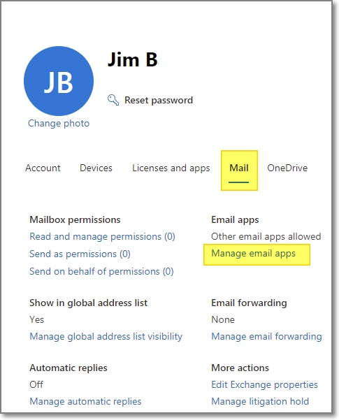 manage email apps